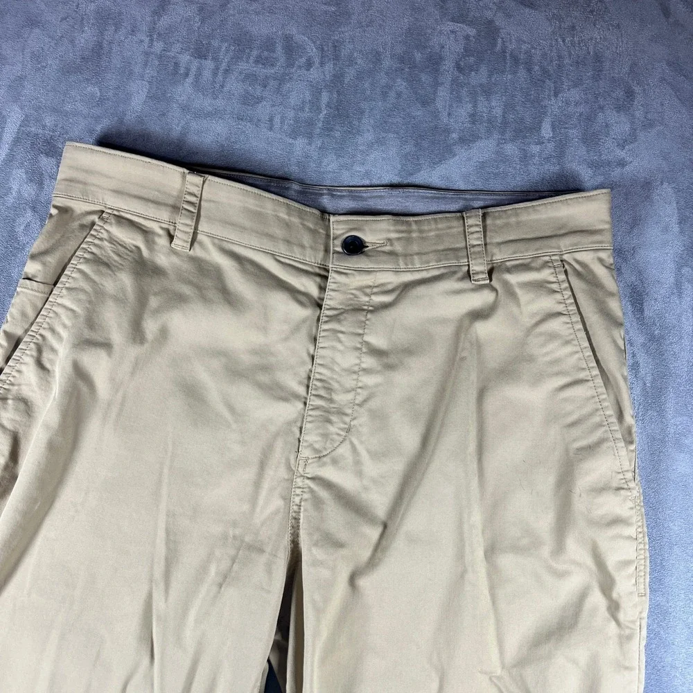 Nike Dri-FIT Mens Chino Golf Pants Khaki Tan Beige 32x32 Stretch Casual